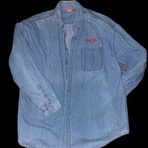Vintage Coca-Cola 1999 Denim Shirt Jacket
